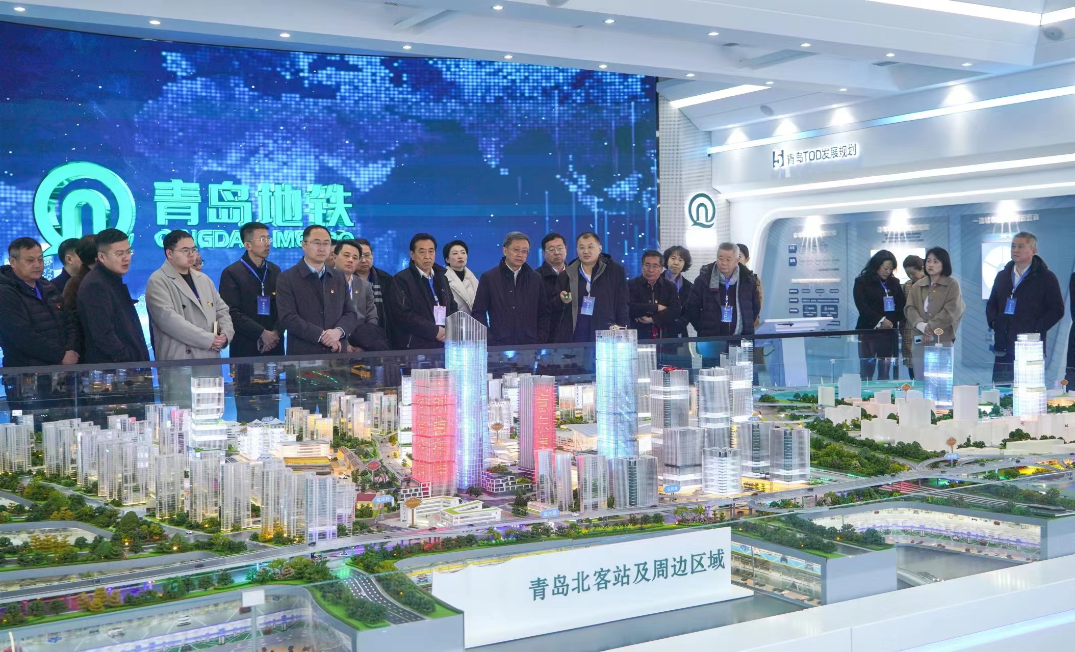 黨建做引領  閃光在基層 我會組織現場觀摩青島地鐵集團黨建工作